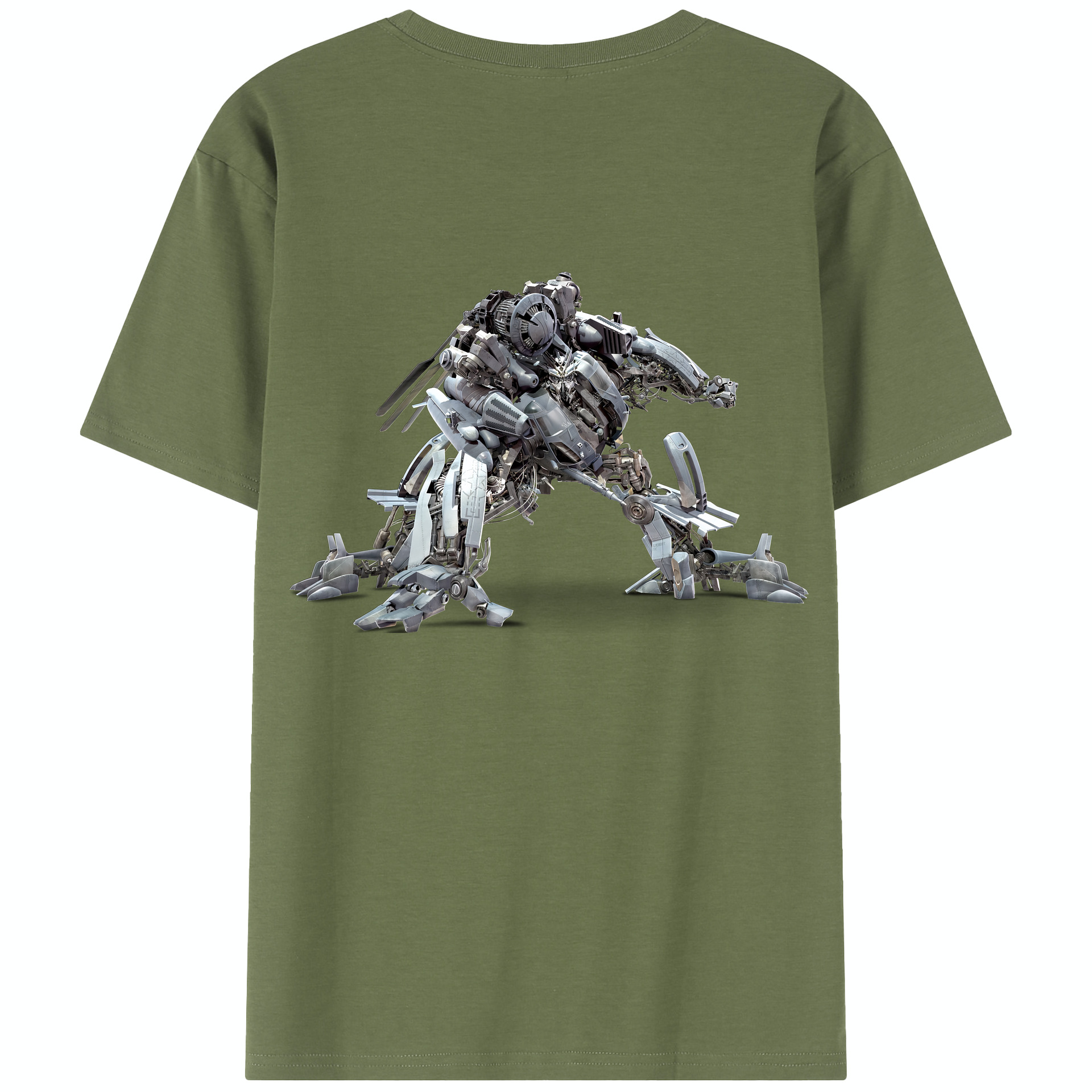 （画像用） Transformers トランスフォーマー 綿100％半袖Tシャツ（背面プリント）